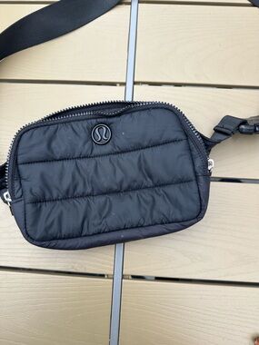 lululemon athletica Black Quilted Belt Bag
